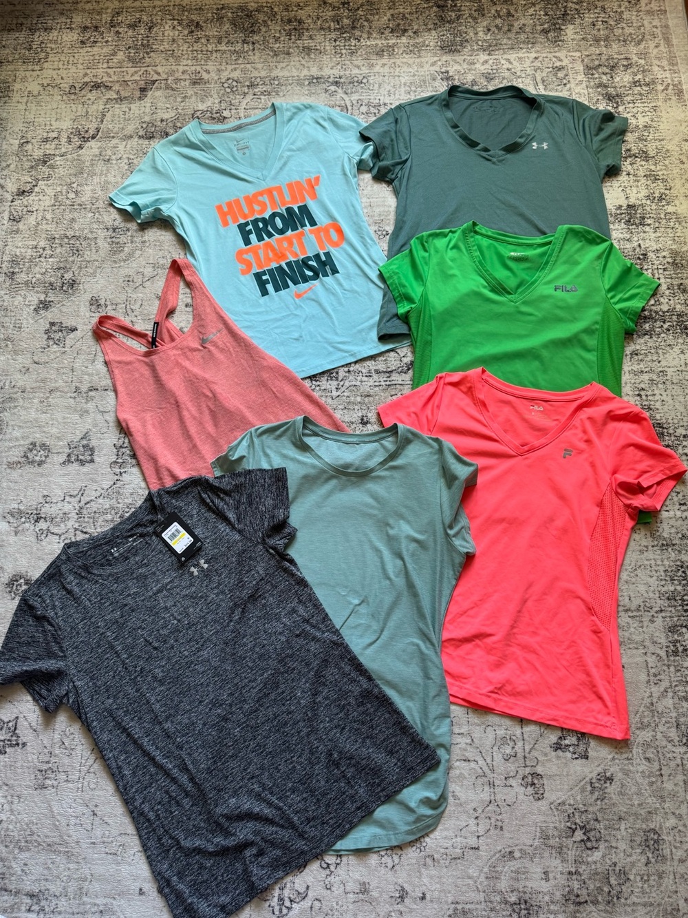 Nike, Under Armour & More Athletic Shirt Bundle